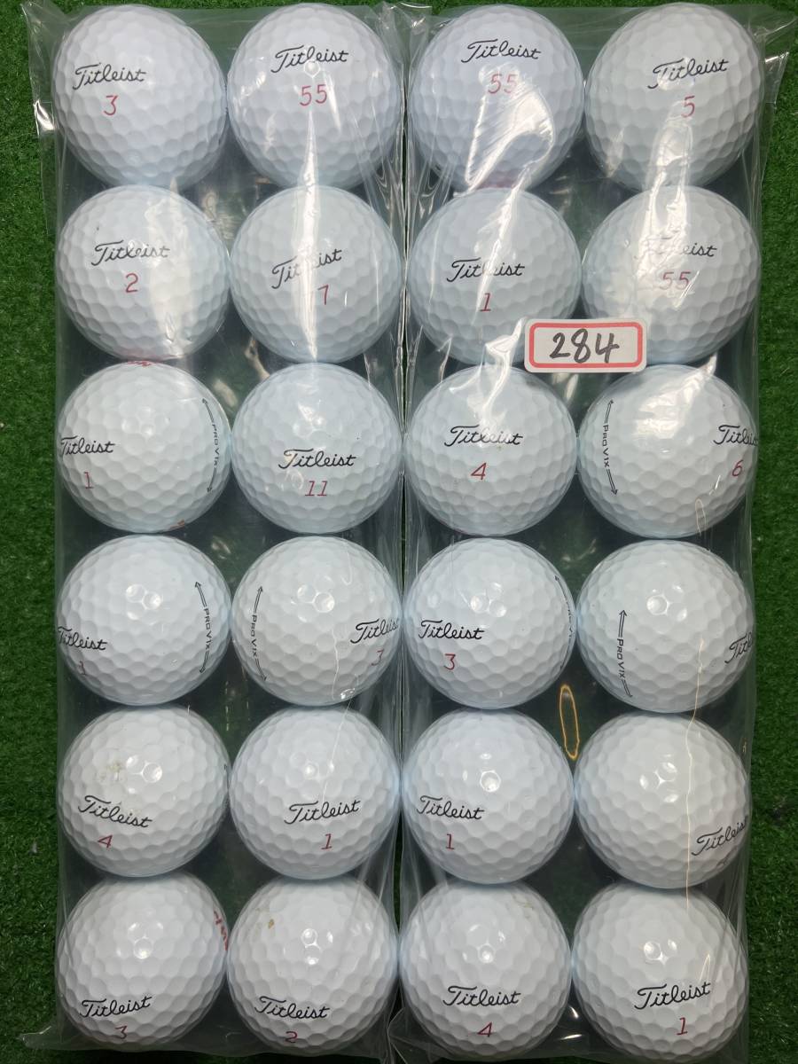 最新・限定通販 ○タイトリスト○ PRO V1x 24球 ホワイト 送料520円