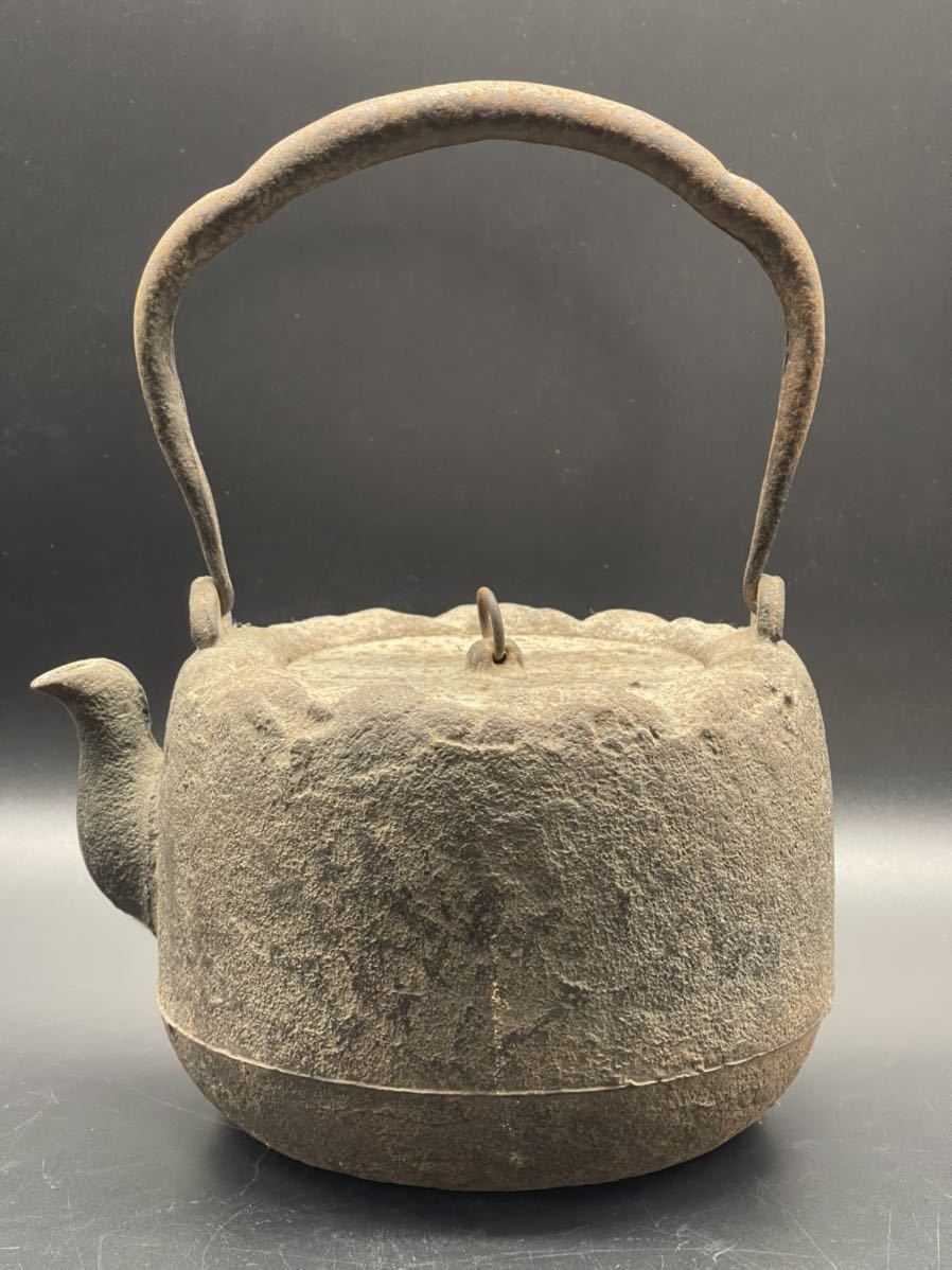 正規品，品質保証 江戸明治期 古い鉄瓶 煎茶道具 漏れなし(鉄瓶)｜売買されたオークション情報、yahooの商品情報をアーカイブ公開 - オークファン 鉄瓶