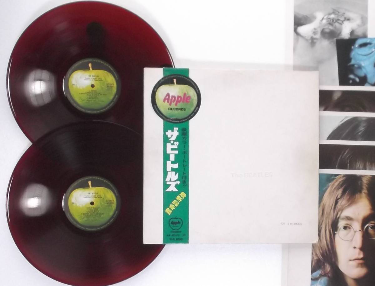 The Beatles ホワイトアルバム 赤盤 レコード 赤盤 : ホワイトアルバム ビートルズ LPビートルズ⁄ホワイトアルバム
