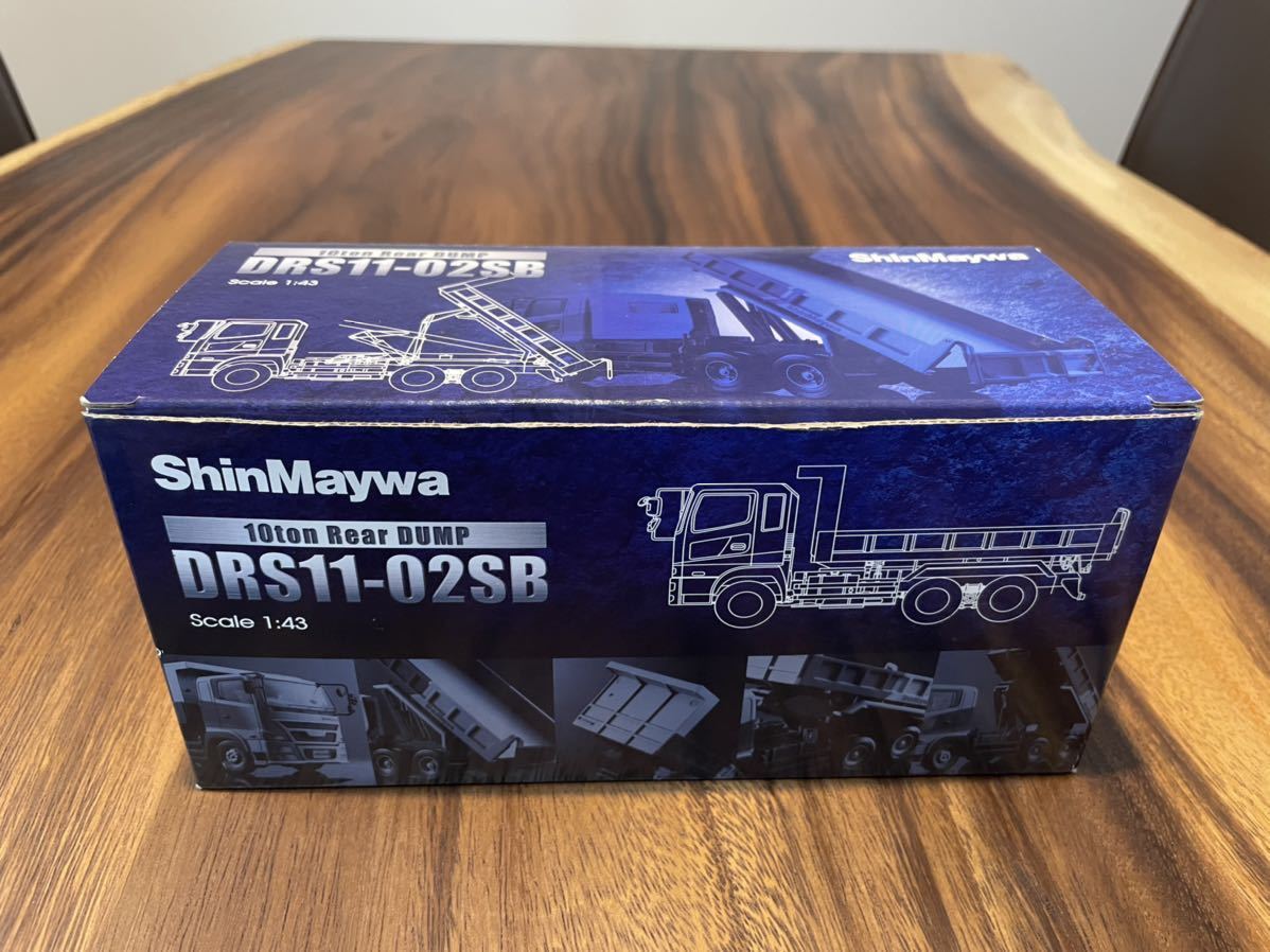 新明和 10トンリアダンプ 1/43 DRS11-02SB 非売品 ダンプ ミニカー 1/43 新明和