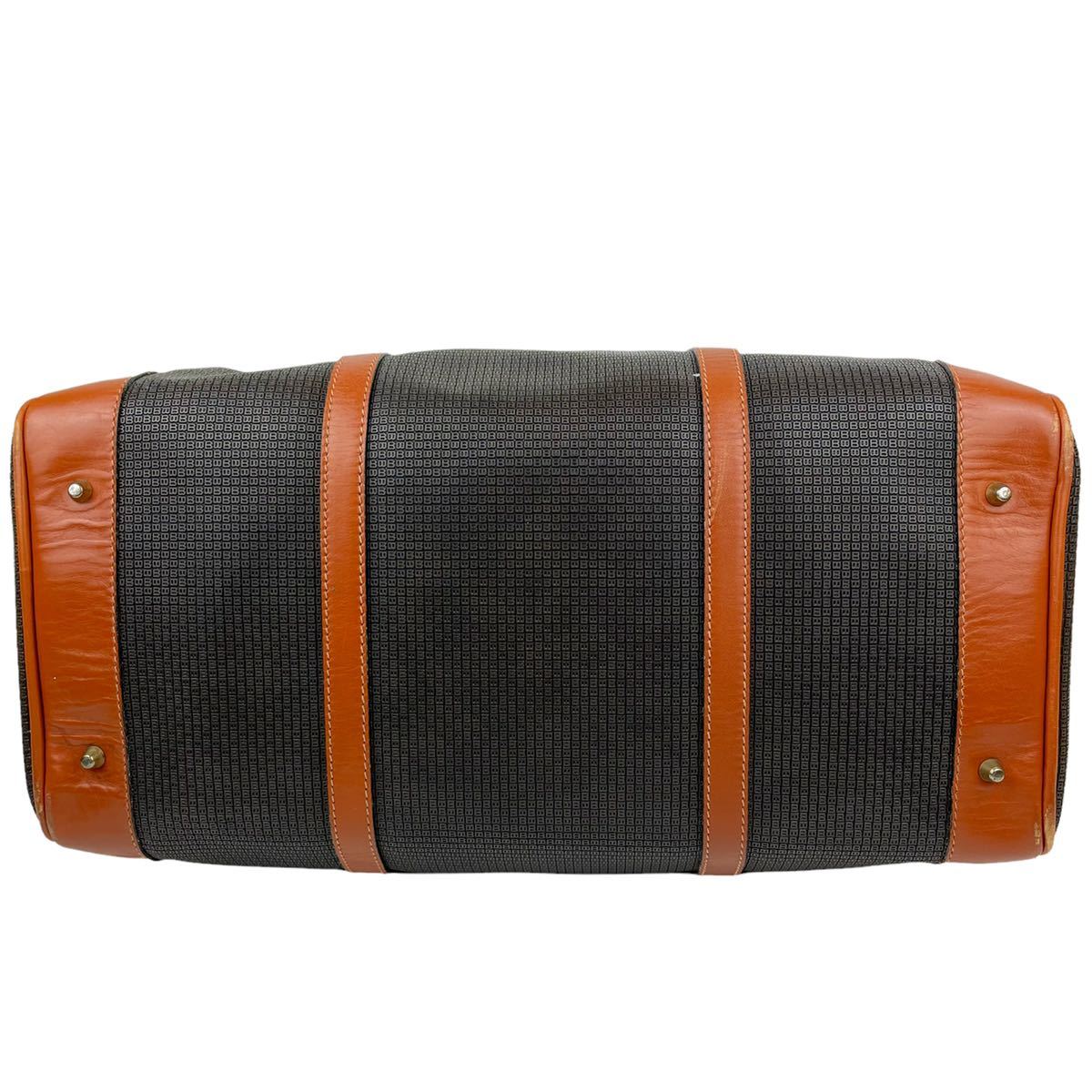 美品 BALLY バリー ボストンバッグ 旅行 バッグ 大容量 トラベル 茶色 