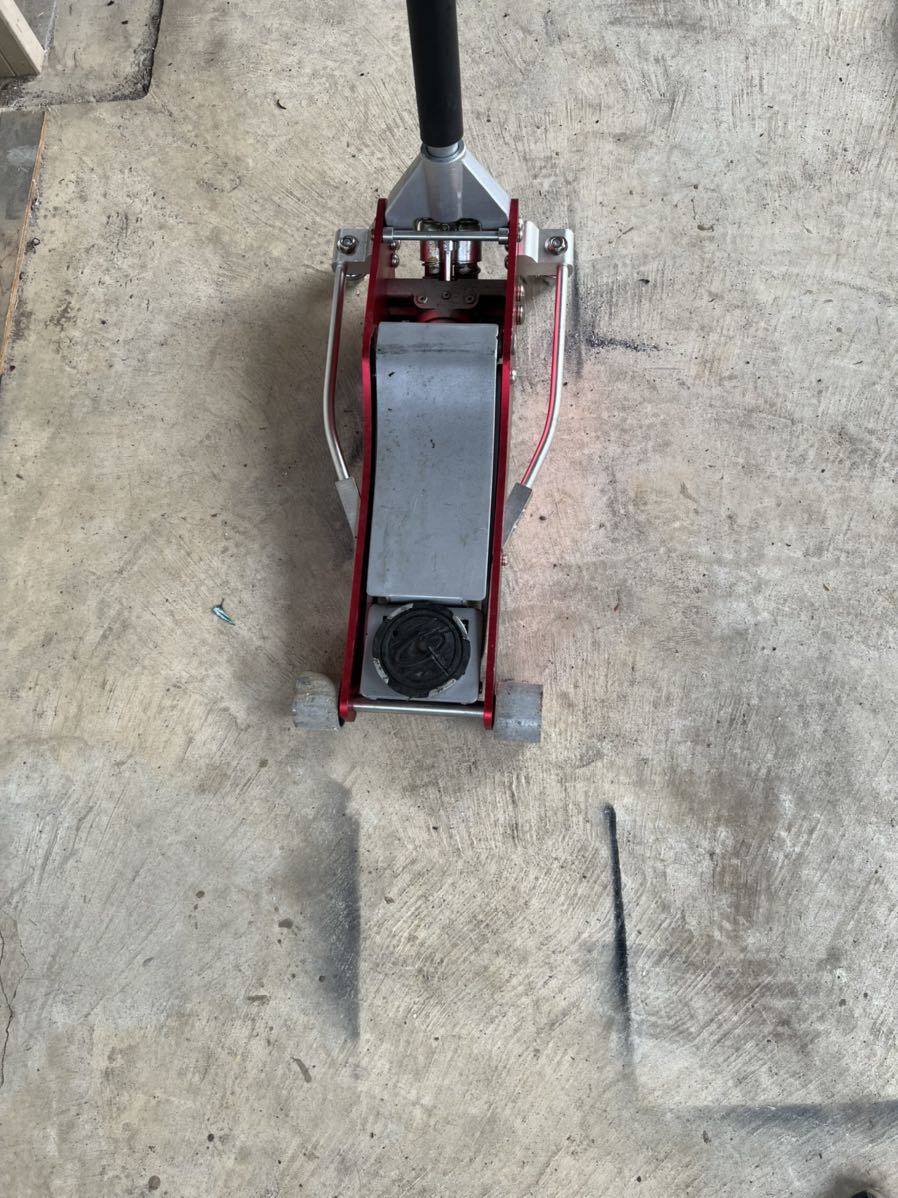 ガレージジャッキ 3t 中古品 3t 低床 フロアジャッキ オレンジ 中古美