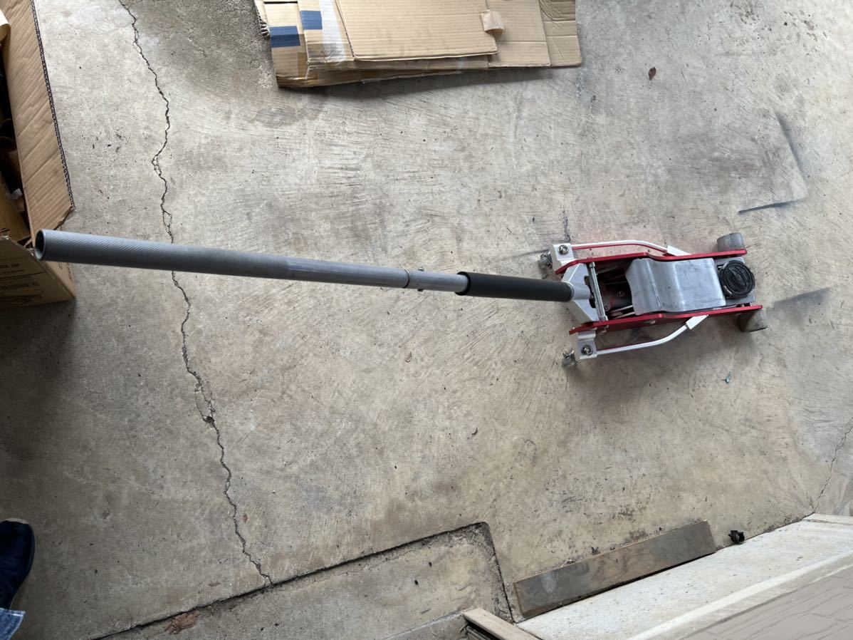 ガレージジャッキ 3t 中古品 3t 低床 フロアジャッキ オレンジ 中古美