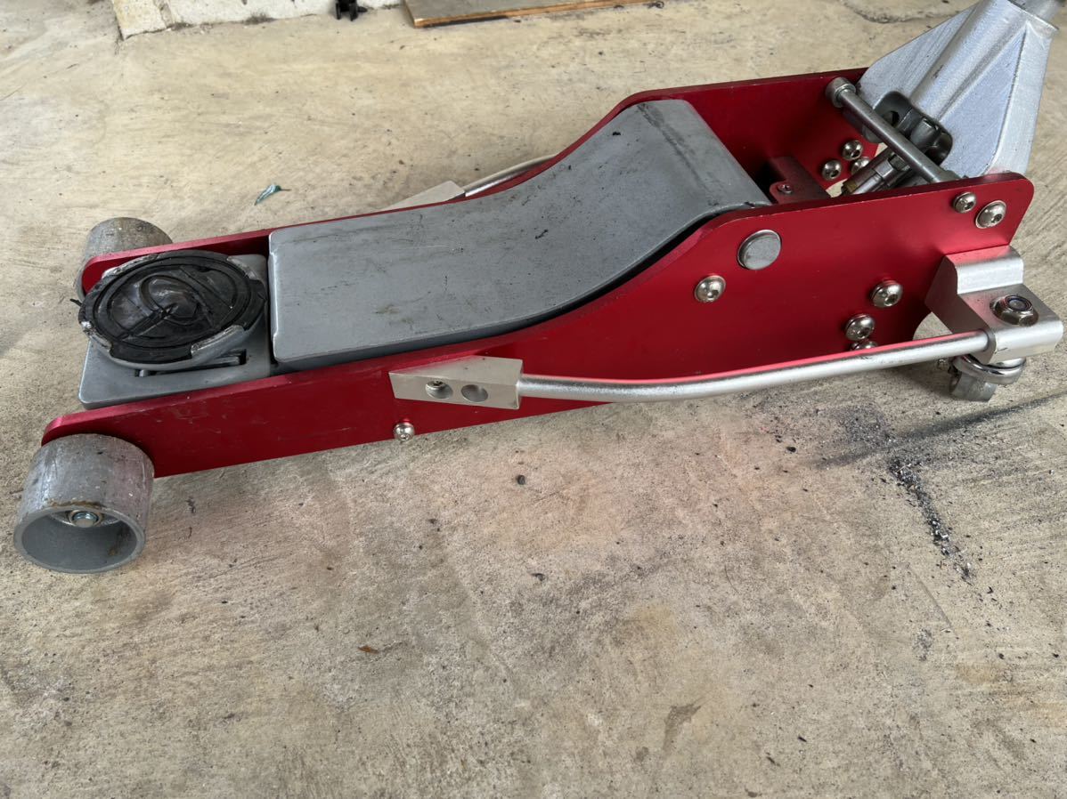 ガレージジャッキ 3t 中古品 3t 低床 フロアジャッキ オレンジ 中古美