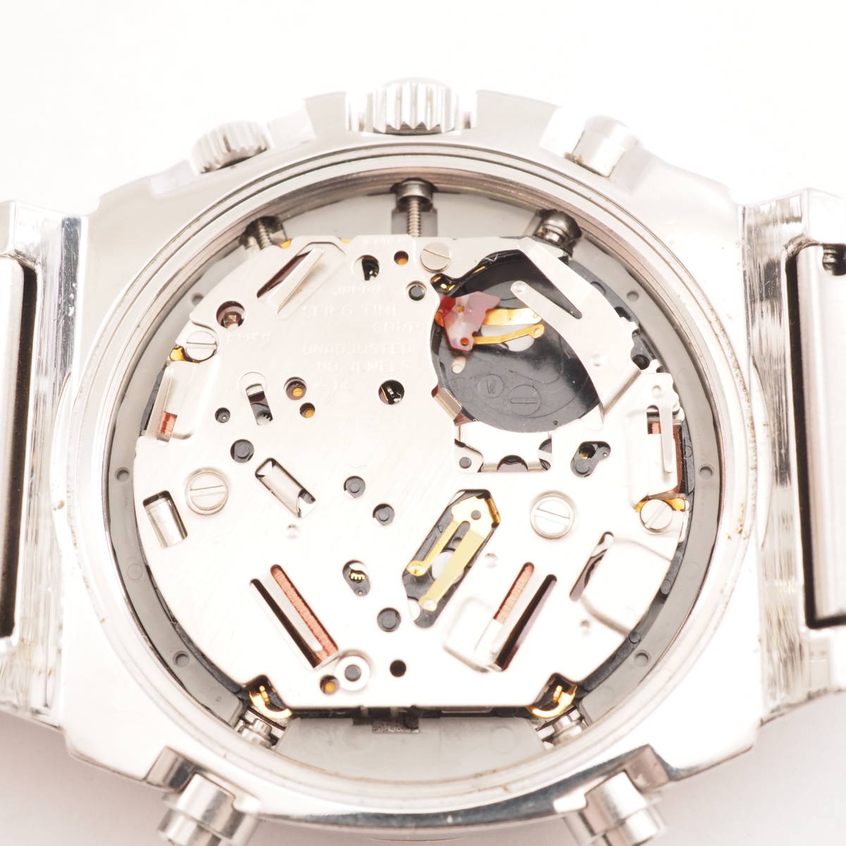 セイコー クロノグラフ ラウンド 7T32-9000 A4 SEIKO SS デイト 