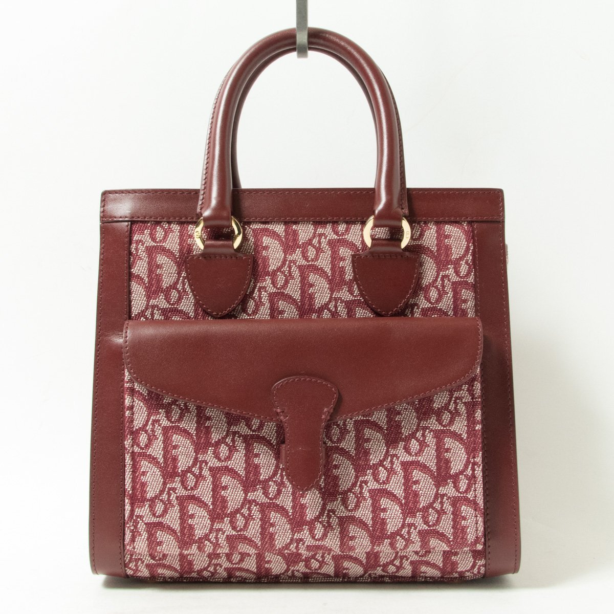 Christian Dior トロッターハンドバッグ　BO C 0032 1円スタート】Christian Dior クリスチャンディオール BO B 0032