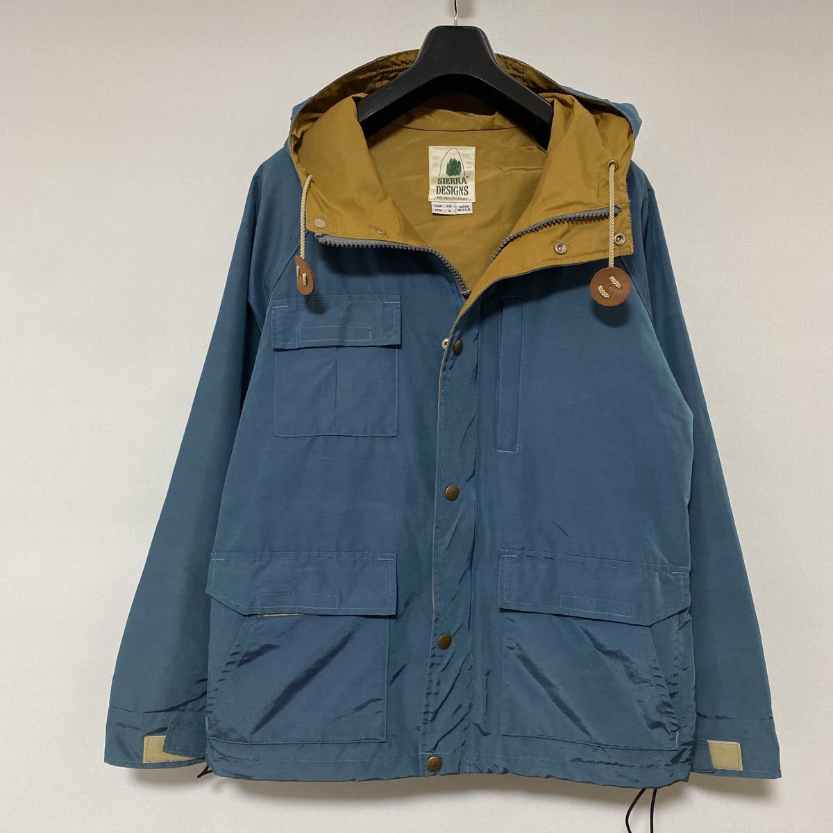 美品 アメリカ製 SIERRA DESIGNS ショート マウンテン パーカー S 
