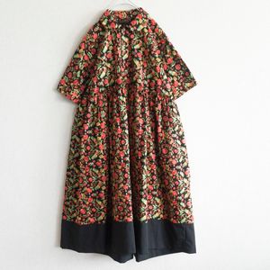 M 送料無料 トリココムデギャルソン 丸襟ワンピース 花柄 蒼井優着用 ひざ丈ワンピース レディースm 11 040 Hafryat Com