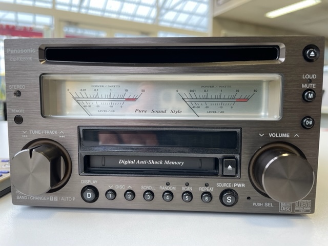 パナソニック Panasonic CQ-VX5500KD 希少なブラック 綺麗 アナログ針