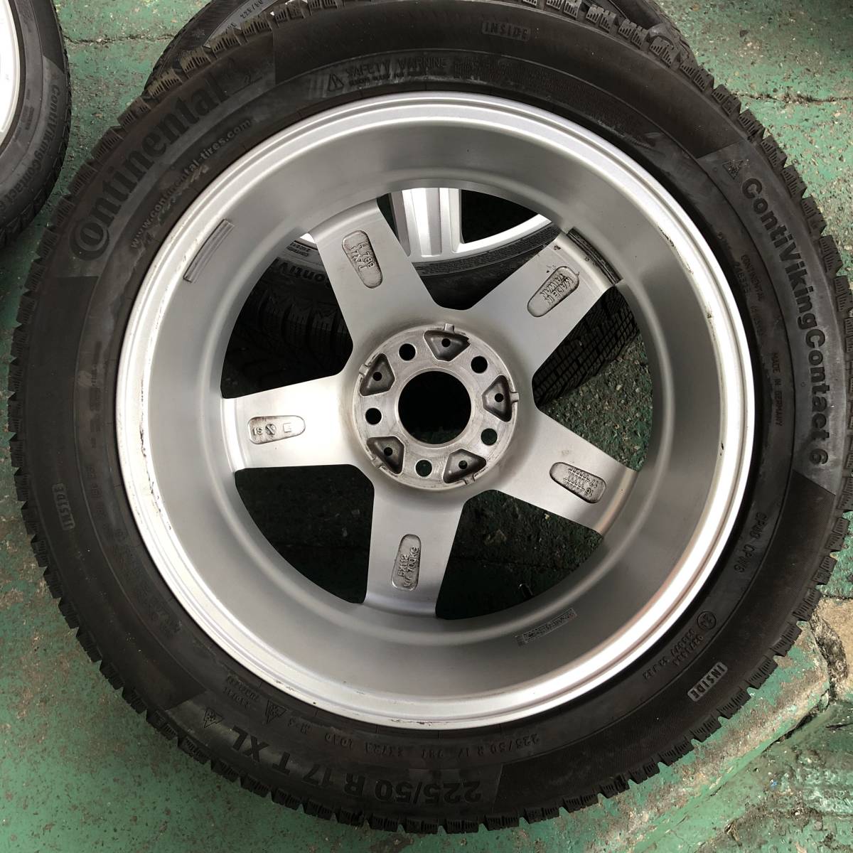 美品 ヤナセ ユーロフォルシュ 17インチ 7.5J IS52 PCD112 