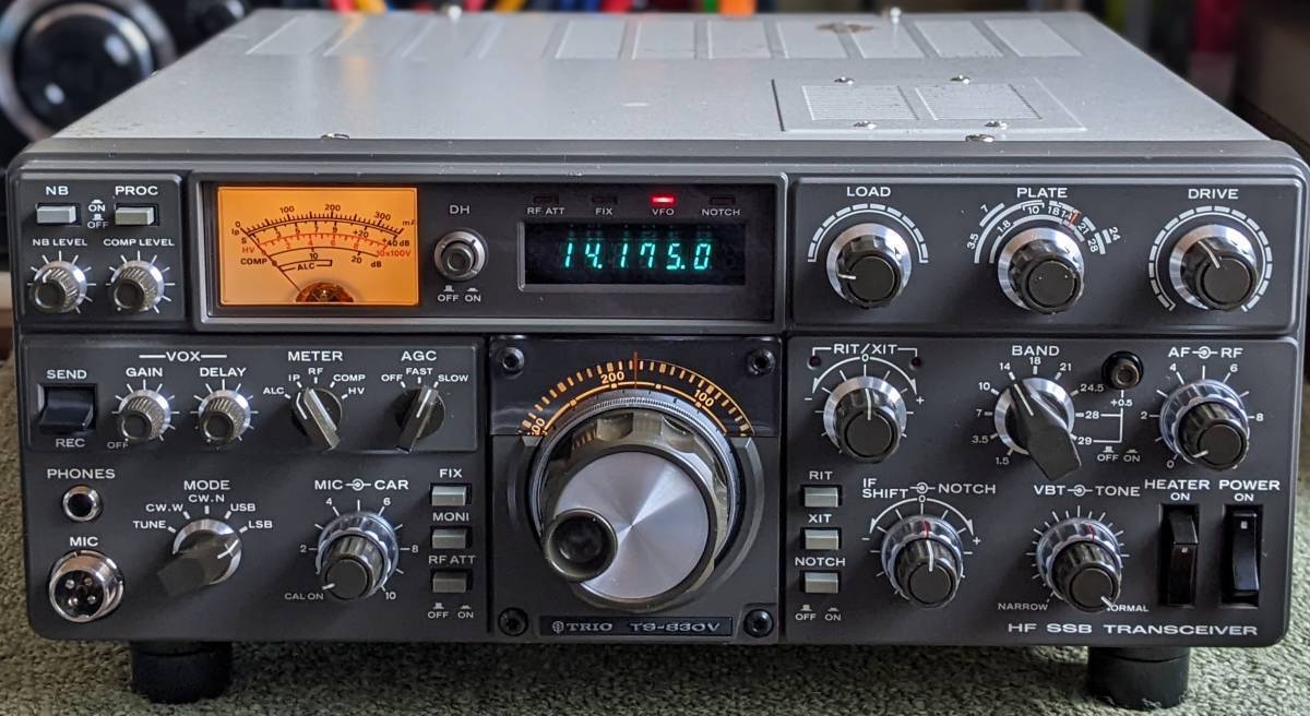 TRIO トリオ TS-830V HF＞TRIO - 100W改造 整備済み ts-830