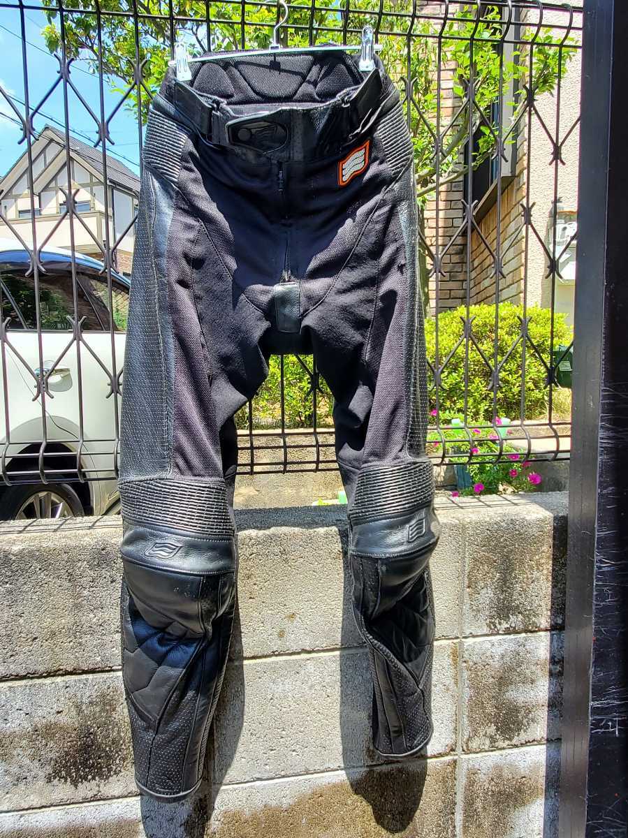 HYOD ヒョウドウ パンチングレザーパンツ ブーツイン　サイズL 送料込み HYOD レザーパンツ ブーツイン サイズM ライディングレザーパンツ た*ん様