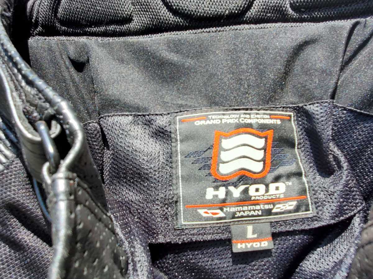 HYOD ヒョウドウ パンチングレザーパンツ ブーツイン　サイズL 送料込み HYOD レザーパンツ ブーツイン サイズM ライディングレザーパンツ た*ん様