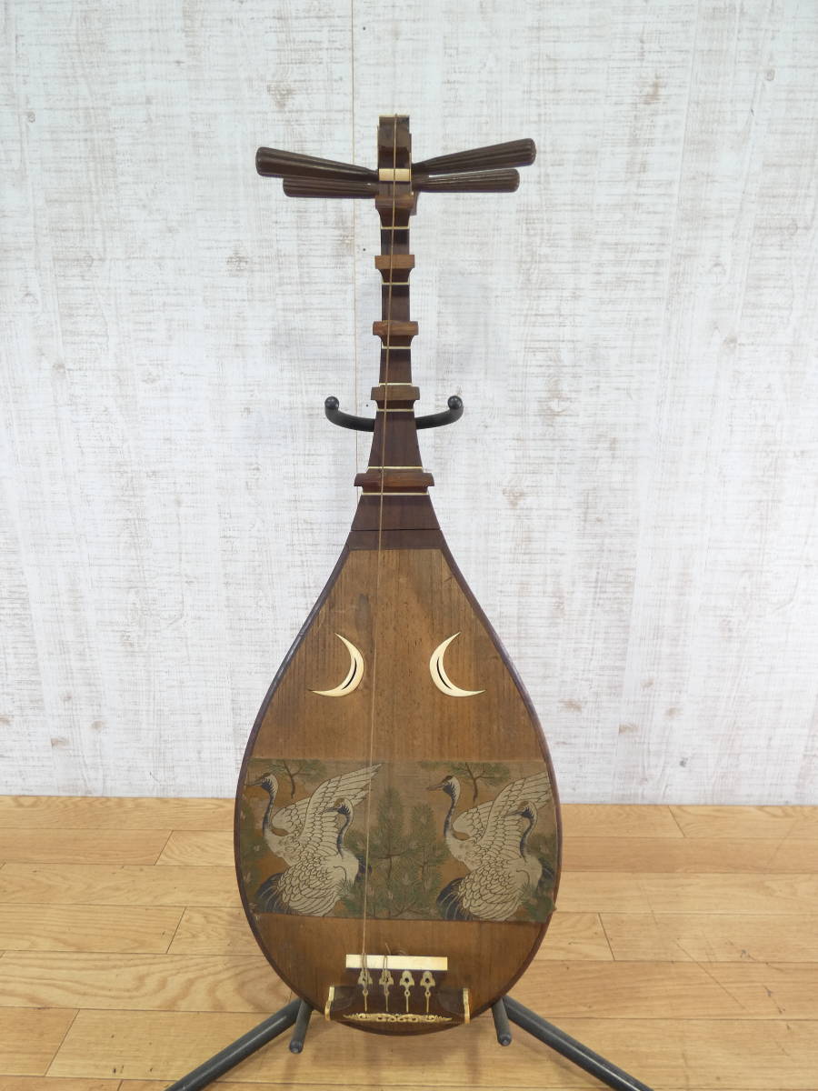  ジャンク 琵琶 ４弦5柱 和楽器/弦楽器/本体のみ/全長：約93ｃｍ/要リペア パーツ取りに＠160 6774③(琵琶)｜売買されたオークション情報、yahooの商品情報をアーカイブ公開 - オークファン 琵琶