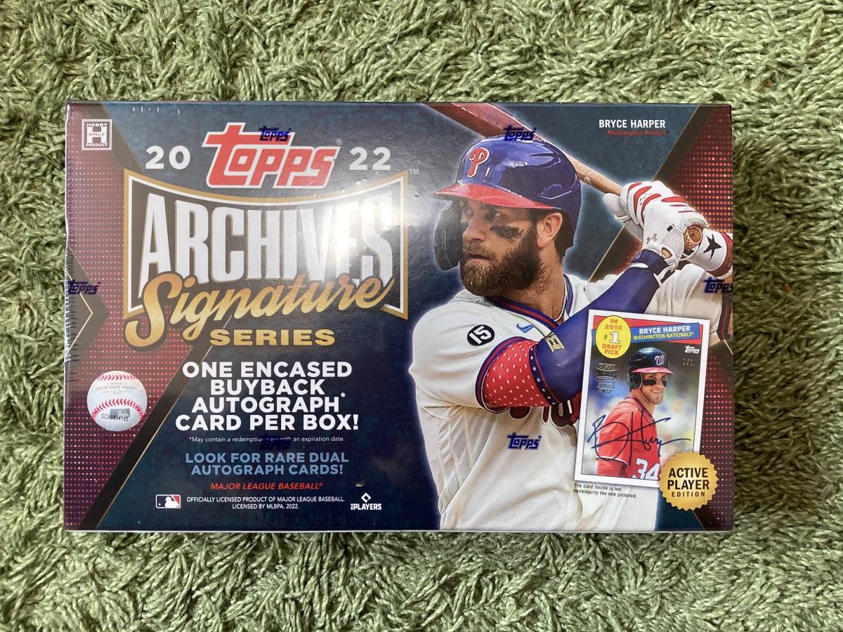 人気定番，定番 2022 MLB TOPPS ARCHIVES SIGNATURE SERIES 未開封BOX
