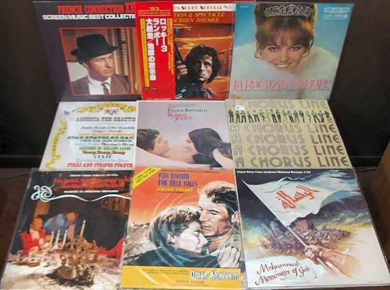 映画音楽 レコードジャケット MOVIEサウンドトラック名作洋画サウンド