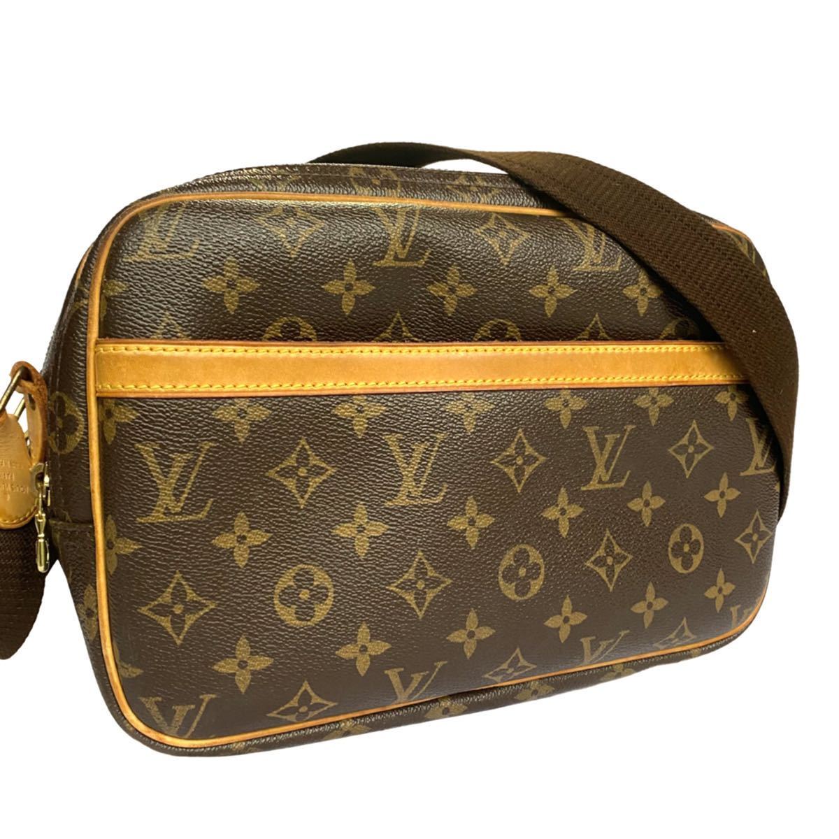 極美品】ルイヴィトンモノグラムリポーターPMショルダー