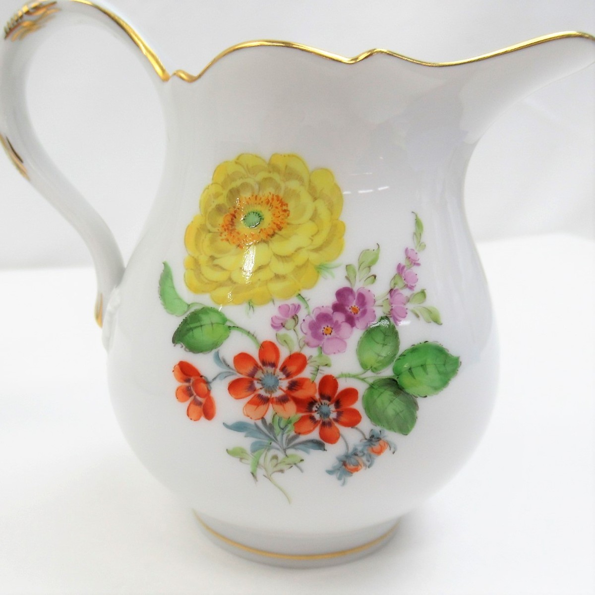 工芸品 1円〜 Meissen マイセン ベーシックフラワー 三つ花