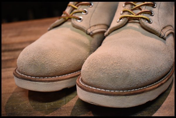 0 レッドウィング アイリッシュセッター REDWING スエード RED WING 25cm US7E ワーク アイリッシュ プレーン クラシックラウンド 日本特販 刺繍羽タグ 半円犬タグレッドウィング