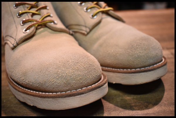 0 レッドウィング アイリッシュセッター REDWING スエード RED WING 25cm US7E ワーク アイリッシュ プレーン クラシックラウンド 日本特販 刺繍羽タグ 半円犬タグレッドウィング