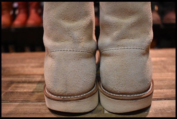 0 レッドウィング アイリッシュセッター REDWING スエード RED WING 25cm US7E ワーク アイリッシュ プレーン クラシックラウンド 日本特販 刺繍羽タグ 半円犬タグレッドウィング