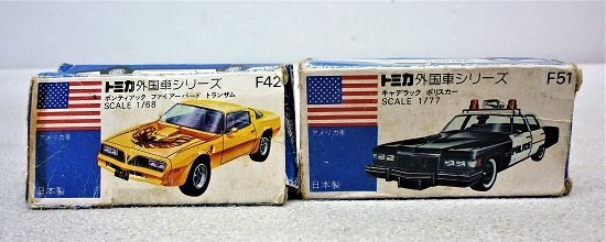 □【日本製トミカ】TOMICA 青箱 ポンティアック ファイアーバード + 