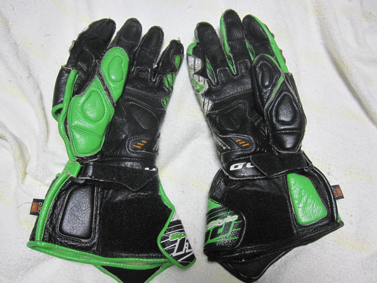 HYOD EVOLUTION D3O RACING GLOVES Fast Hide Limited Shark Green 