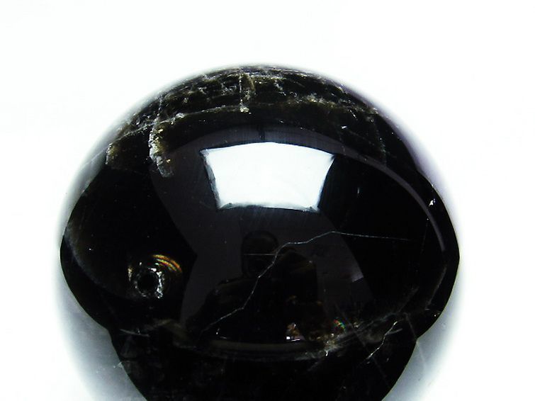 モリオン 黒水晶 純天然 丸玉 - お守り 誠安天然石専門店 1円 159mm