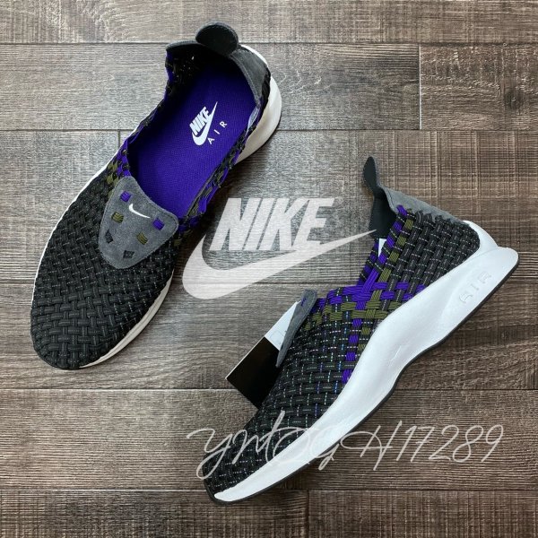 NIKE ナイキ AIR WOVEN エアウーブン DN1773-010 黒紫 29.0