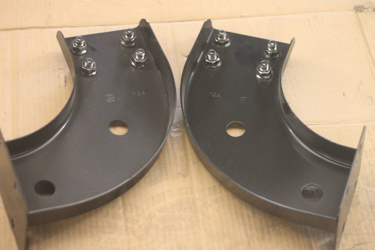 348 三菱ふそう ファイター純正 リアバンパーステー 左右セット 中古美 