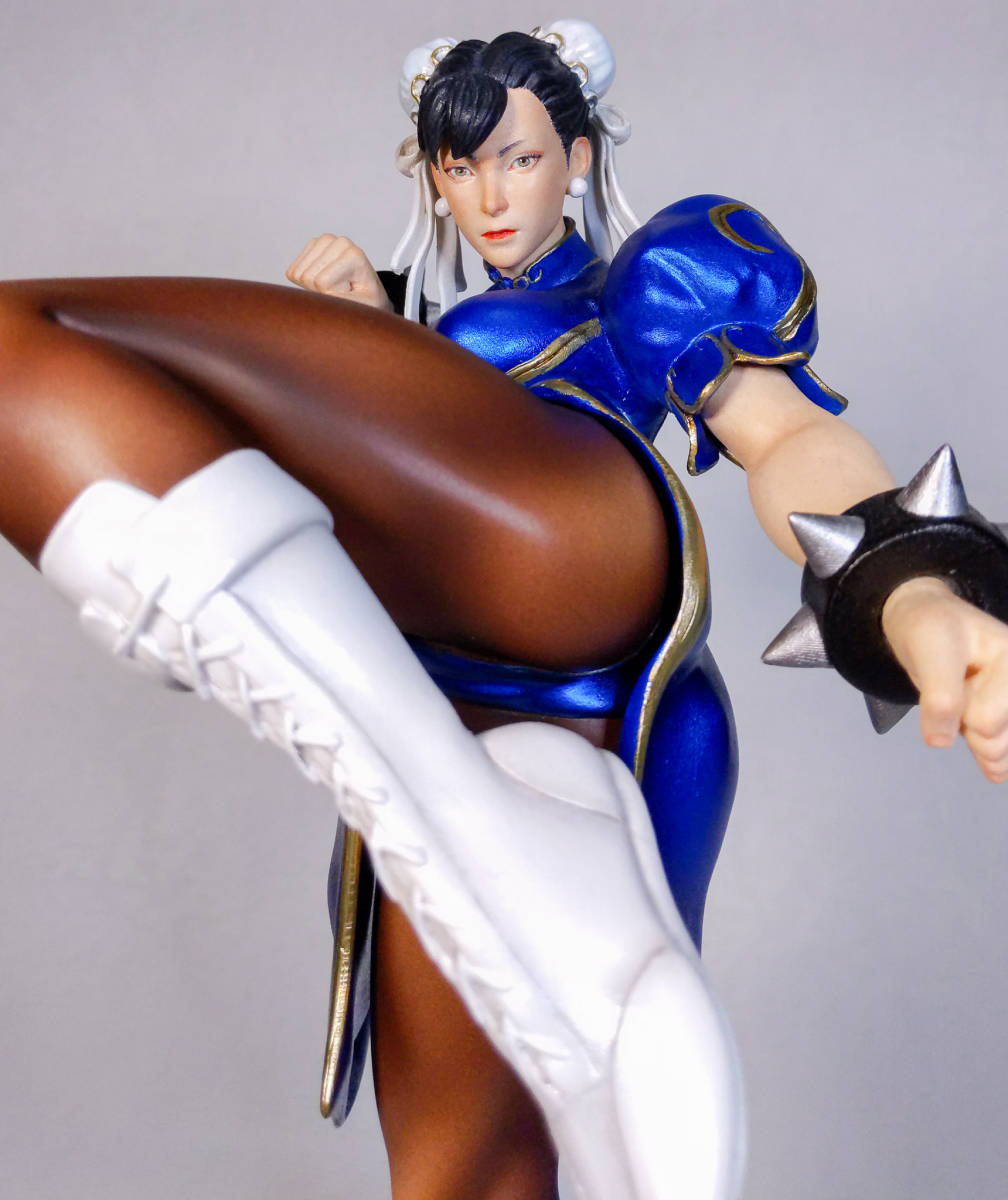 1/6サイズ 全高30センチ超 春麗 ガレージキット塗装済み完成品