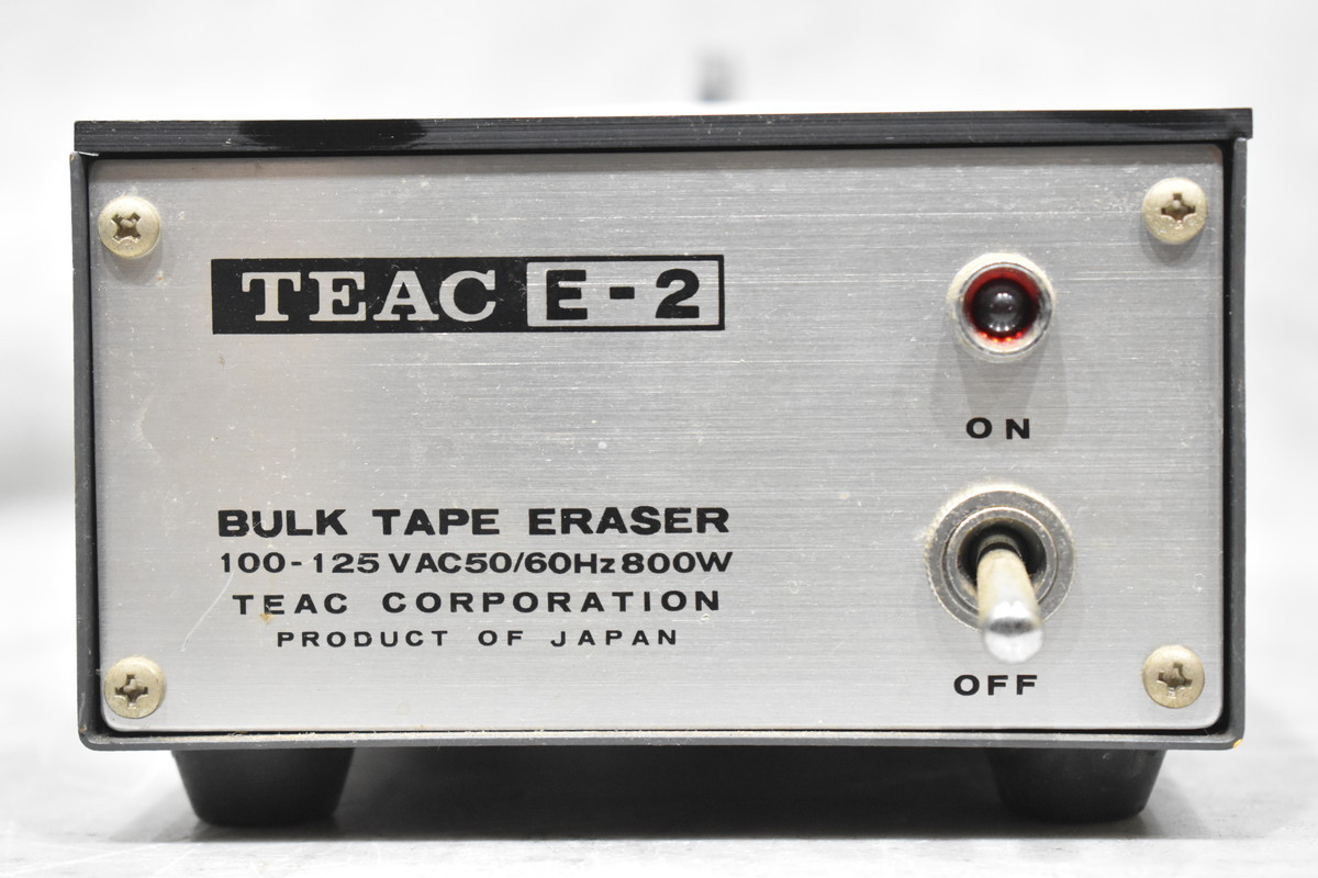 送料無料!!】TEAC ティアック E-2 BULK ERASER バルク テープ