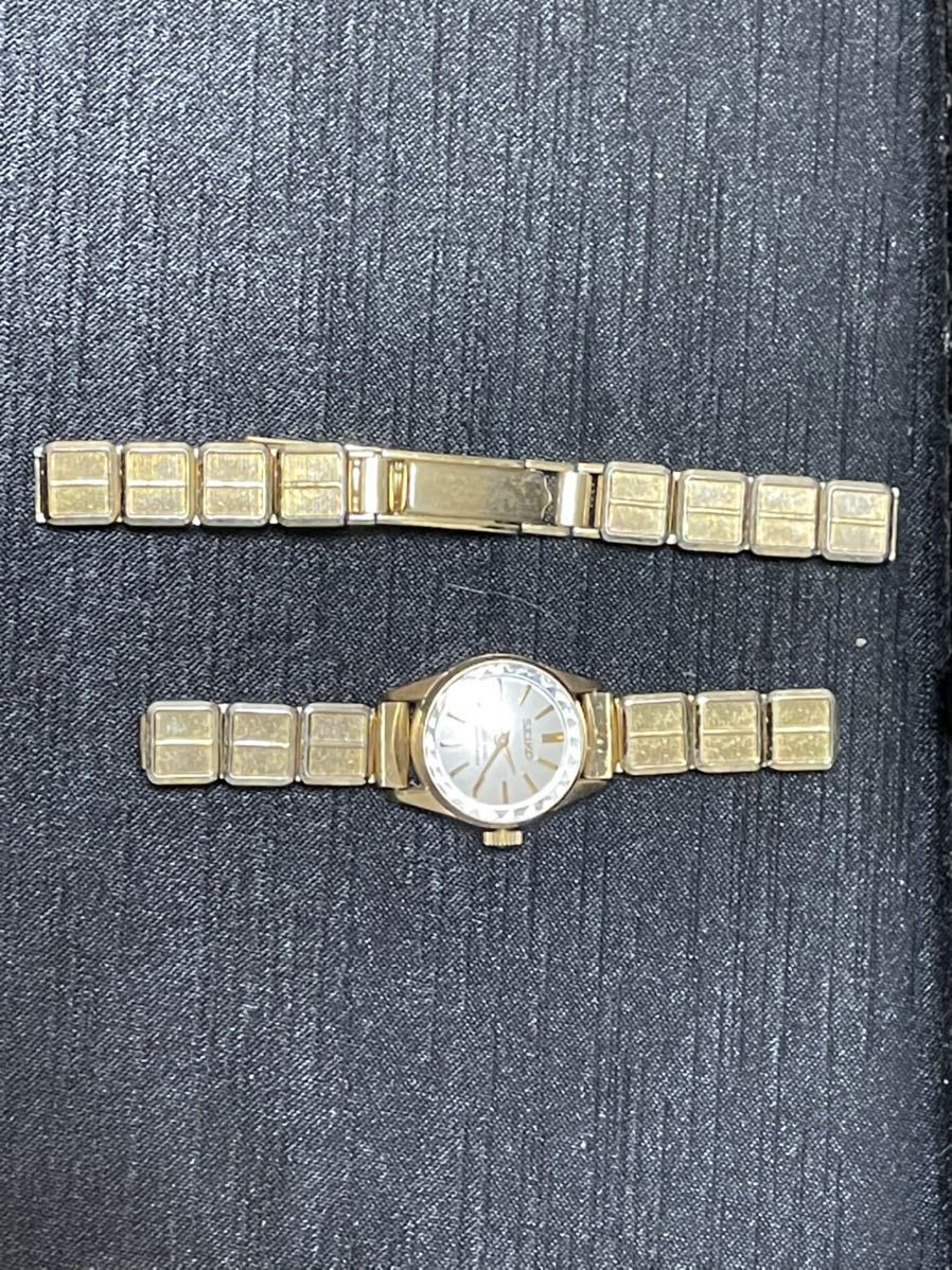 訳あり SEIKO QUEEN SEIKO DIASHOCK 23Jewels 稼動品 手巻き レディース 腕時計 クイーンセイコー