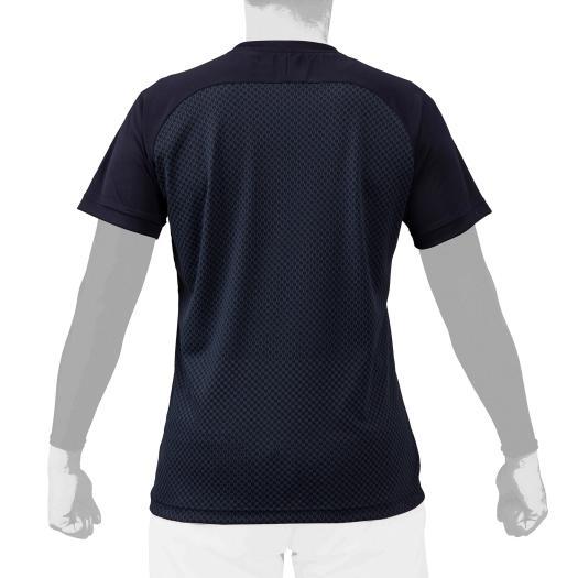 ミズノプロ2022限定★ドライエアロフローKUGEKI Tシャツ*12JA2T83 14ディープネイビー Size:ＸＯ★25%OFF!*クリックポスト対応可