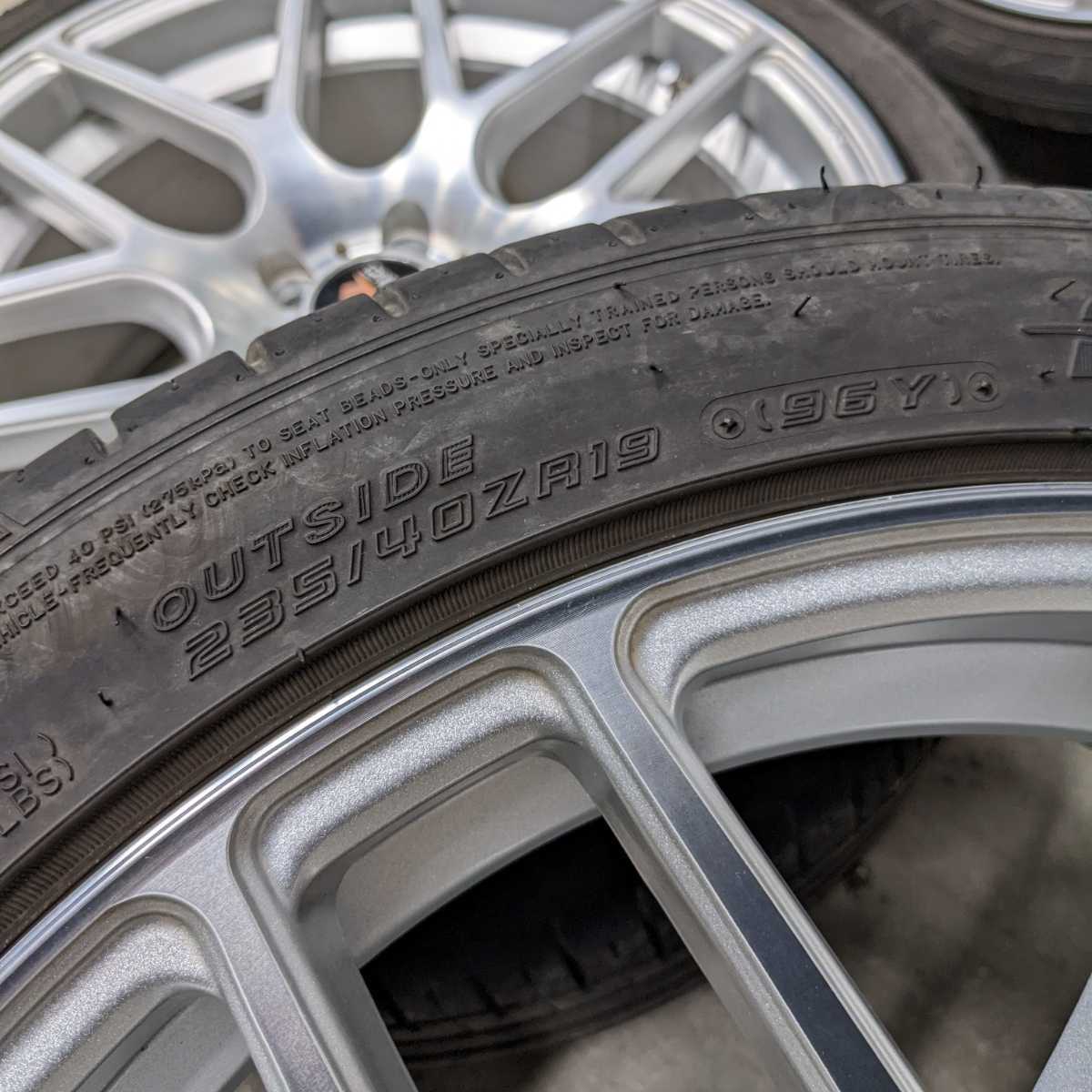 MLJ Venatici C-72M 美品ホイール 19×8.5J+45 PCD112 ファルケン 