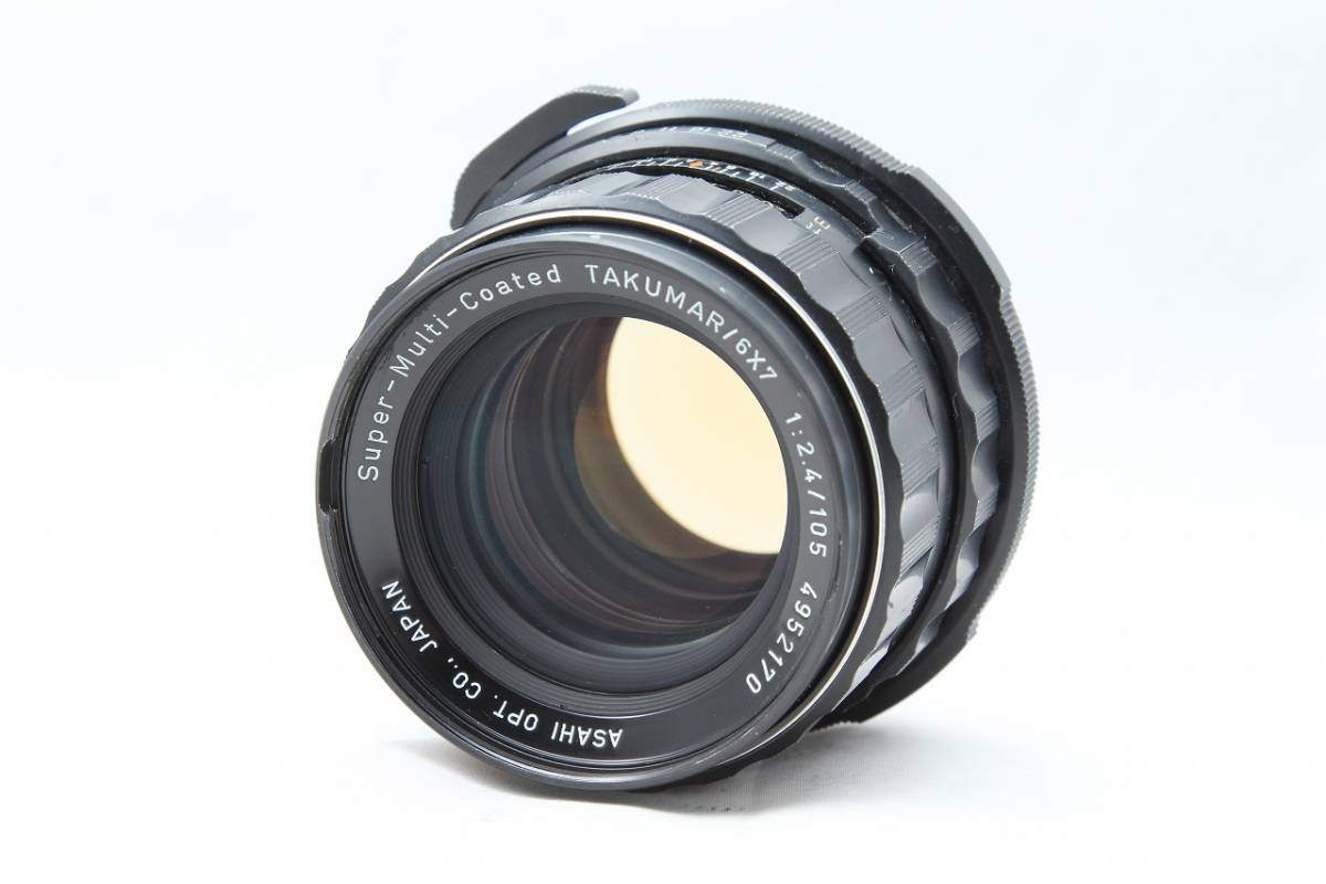 光学とてもきれい☆PENTAX ペンタックス 6x7 67 SMC Super Multi Coated Takumar 105mm F2.4 タクマ― ペンタックス PENTAX 6x7 F2 レビューと使い方 TTLファインダー