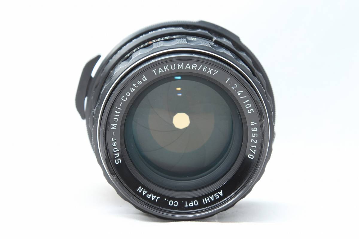 光学とてもきれい☆PENTAX ペンタックス 6x7 67 SMC Super Multi Coated Takumar 105mm F2.4 タクマ― ペンタックス PENTAX 6x7 F2 レビューと使い方 TTLファインダー
