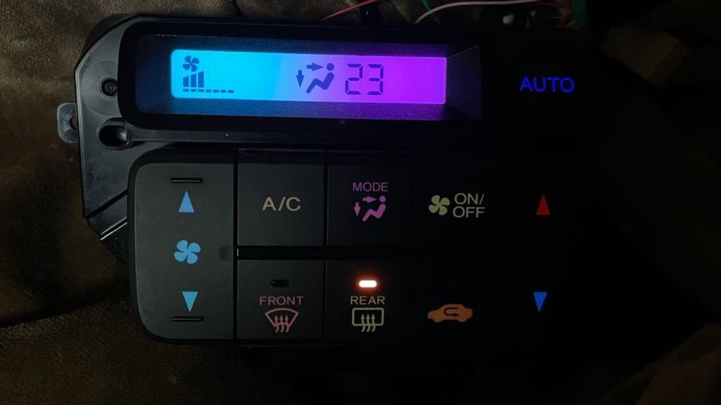 JJ1 JJ2 N-VAN Nバン 専用 LED打ち替え済み エアコンパネル レインボー