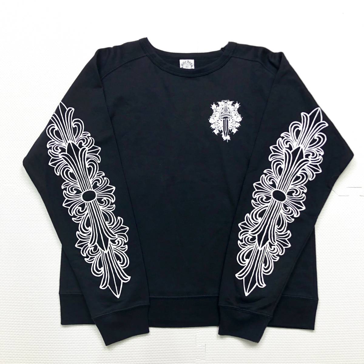 クロムハーツ フローラルクロス トレーナー ファッション