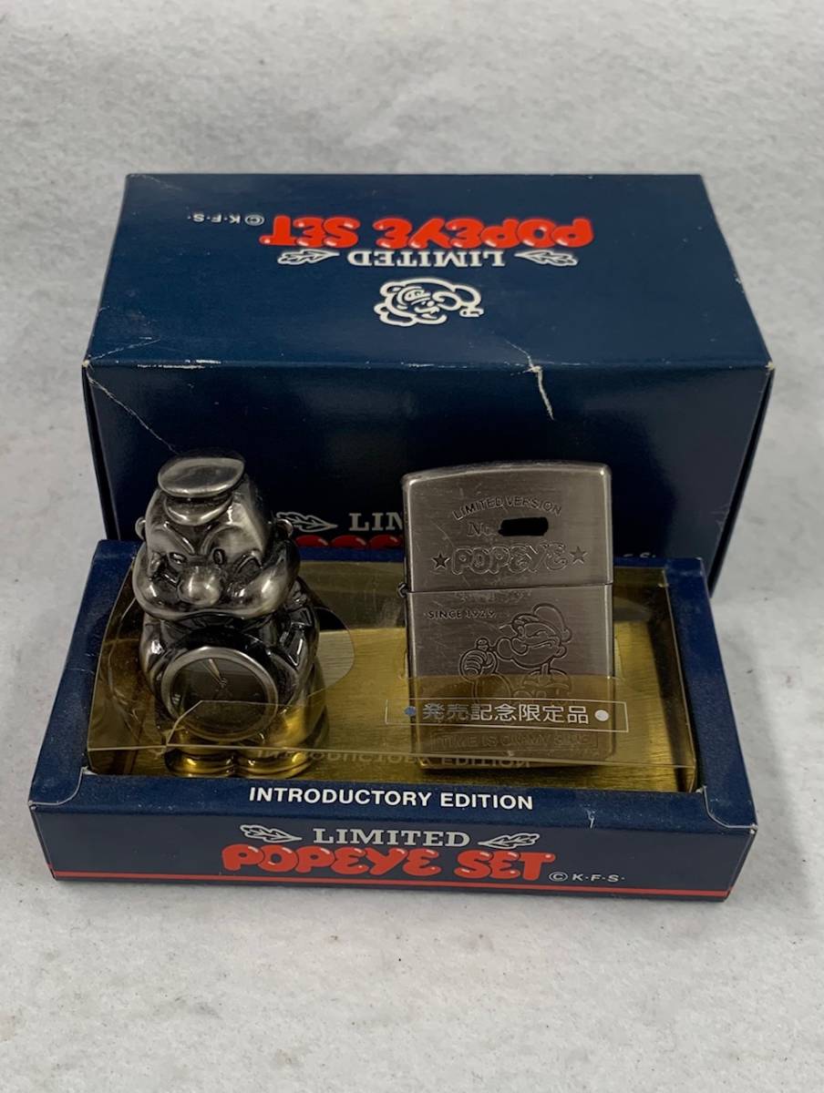 POPEYE Yahoo!オークション SET ポパイセット - 置き時計 Zippo ジッポ