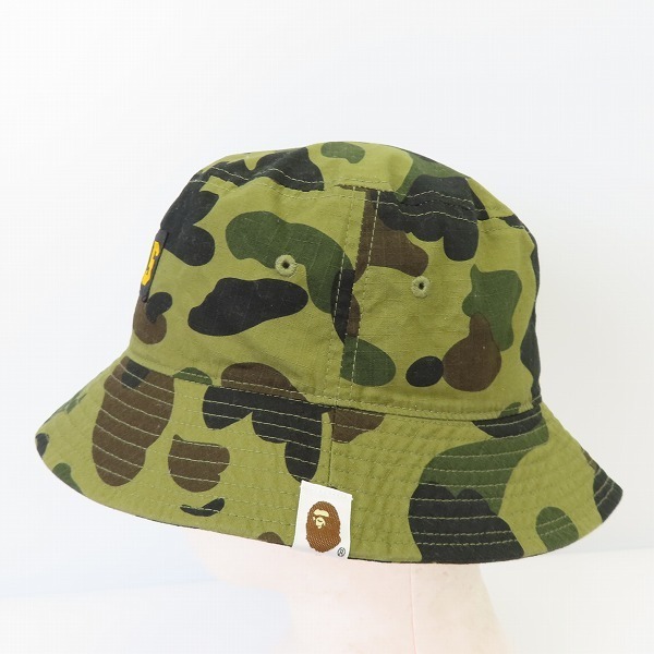 A BATHING APE/アベイシングエイプU.R.S.U.S カモフラ柄 バケット