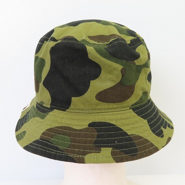 A BATHING APE/アベイシングエイプU.R.S.U.S カモフラ柄 バケット