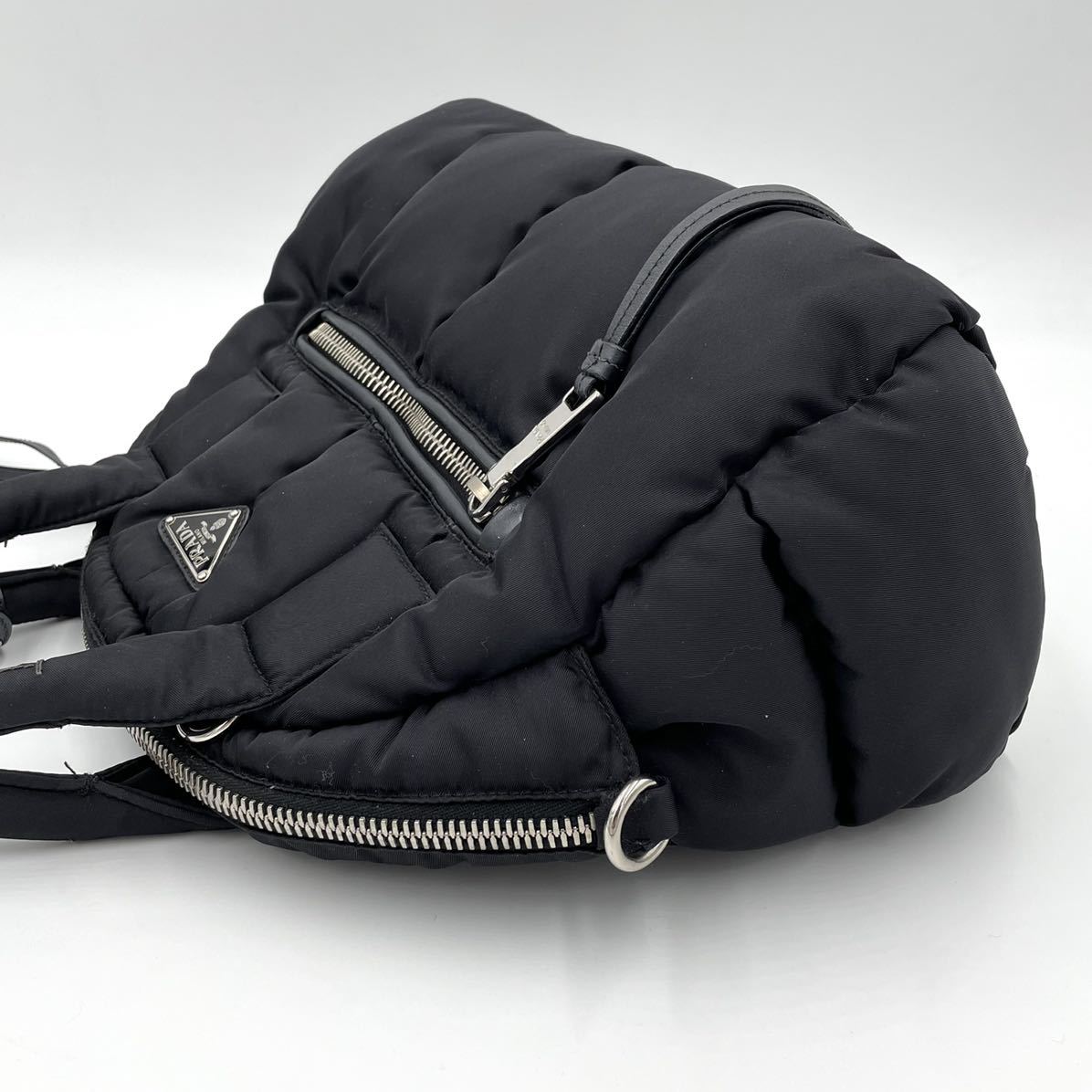 1円【現行 極美品】PRADA プラダ ショルダーバッグ 2way ハンドバッグ 