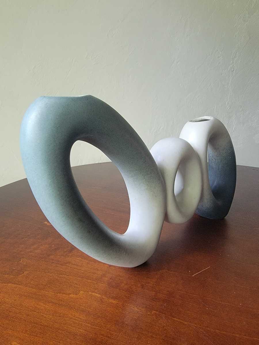 Flower Vase デザイン フラワーベース 花瓶 花器 一輪挿し 陶器 インテリア 北欧 モダン ジャパニーズモダン　Japanese Vintage Style 花瓶 フラワーベース Flower flowers ガラス花瓶のデザイン クリア｜Lサイズ：約12.6cm丸×高さ