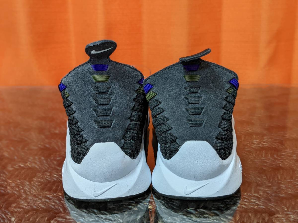 残少 29cm NIKE AIR WOVEN 検 ナイキ エア ウーブン スリッポン スリップ SLIP レザー 本革 天然皮革 黒/ブラック/紫/パープル/カーキ US11 AIR NIKE WOVEN エアーウーブン Woven
