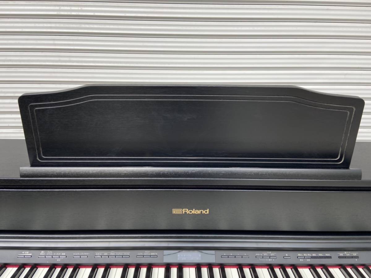 Roland HP605-GP 電子ピアノ hp605の通販 17年製 中古 木製鍵盤 