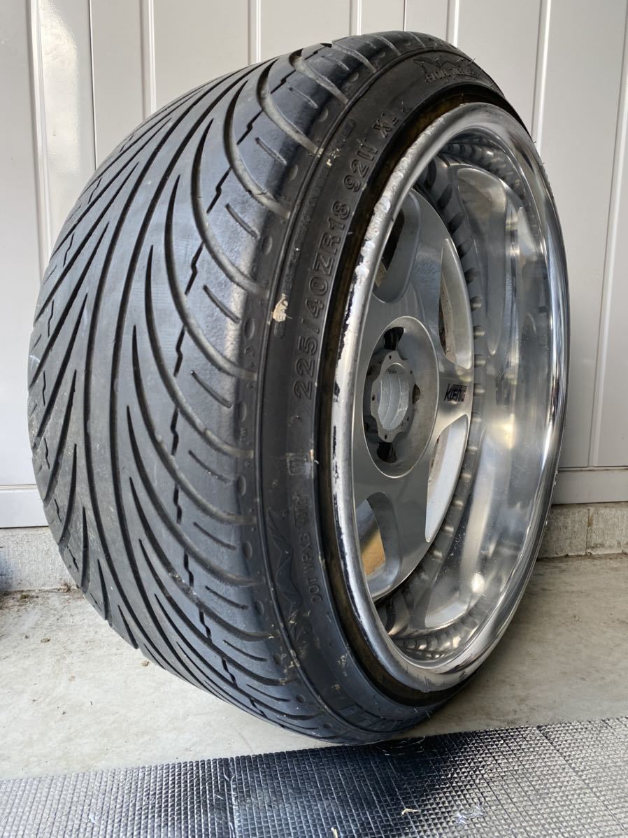 4701深リム KOENIG ケーニッヒ 18インチ 10.5J +28 PCD114.3 2本