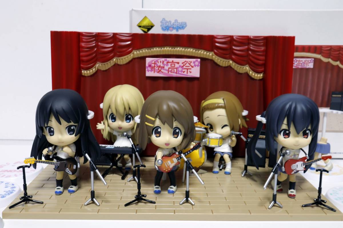 美品セット□けいおん！一番くじ F賞 桜高ステージセット I賞 学園祭 