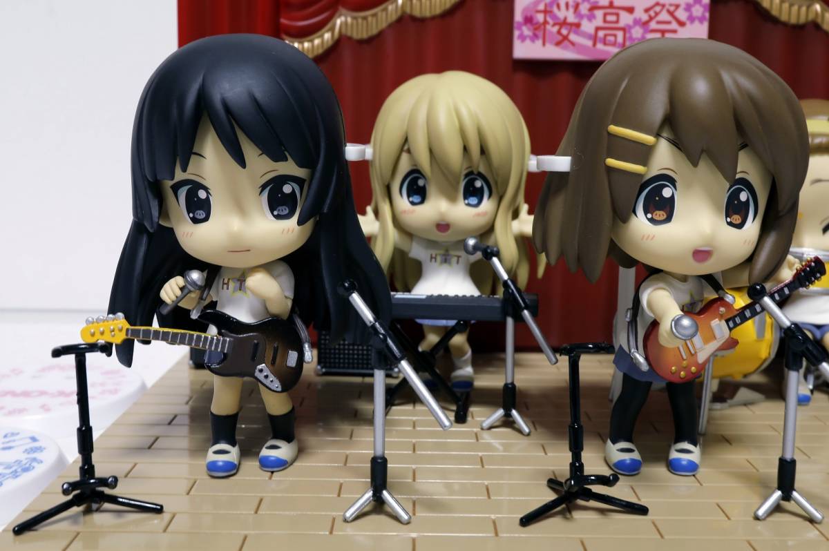 美品セット□けいおん！一番くじ F賞 桜高ステージセット I賞 学園祭 