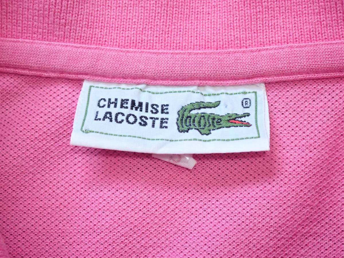 Lacoste ラコステ モジワニ 半袖 ポロシャツ ピンク メンズ サイズ5 大寸 Ll スポーツウエア 5 売買されたオークション情報 Yahooの商品情報をアーカイブ公開 オークファン Aucfan Com